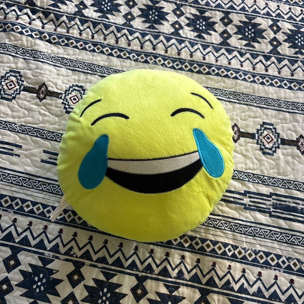 Yellow Emoji Pillow